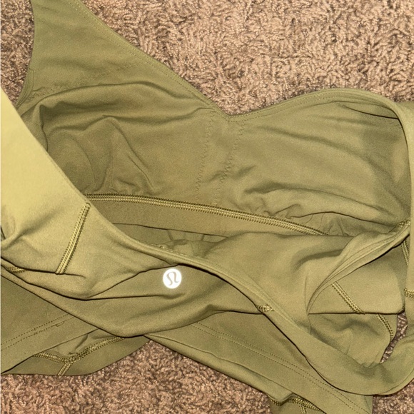 Lulu green cropped tank - Picture 4 of 5